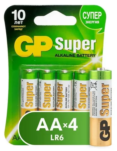 Батарейка GP 200 AA 15A LR6 SUPER 1.5V