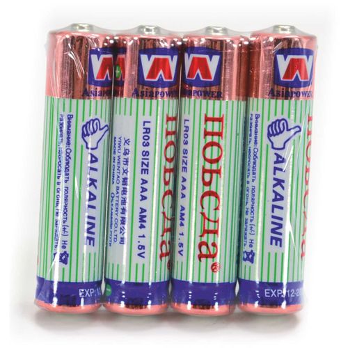 Batareya SUPER ПОБЕДА ALKALINE AAA LR03 AM-4 1,5V