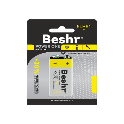 Батарейка BESHR POWER ONE 9V 6LR61