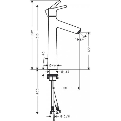 Rakovina krani hansgrohe Talis S 72031000, купить недорого