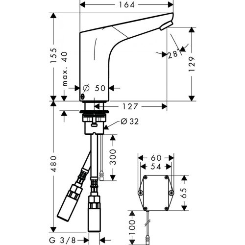 hansgrohe Focus elektron rakovina krani 31171000 harorat sozlagichi bilan, в Узбекистане