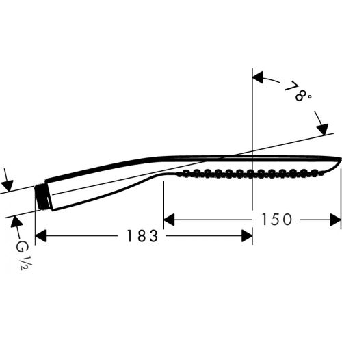 Qo'l dushi hansgrohe PuraVida 28558000, в Узбекистане