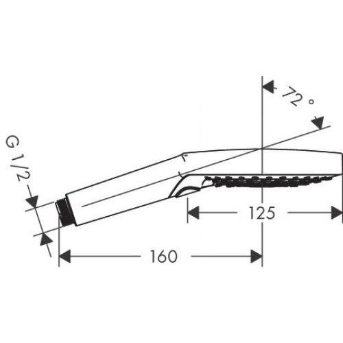 Qo'l dushi Hansgrohe Raindance Select S 120 3jet 26530340, купить недорого