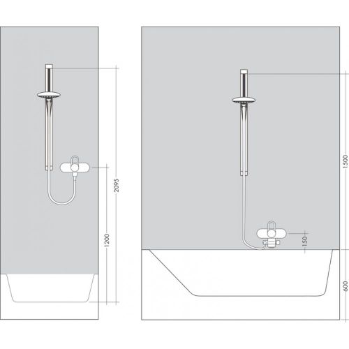 Dush to'plami hansgrohe PuraVida Unica 27853400, в Узбекистане