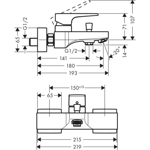 Hammom krani hansgrohe Metropol 32540700, купить недорого