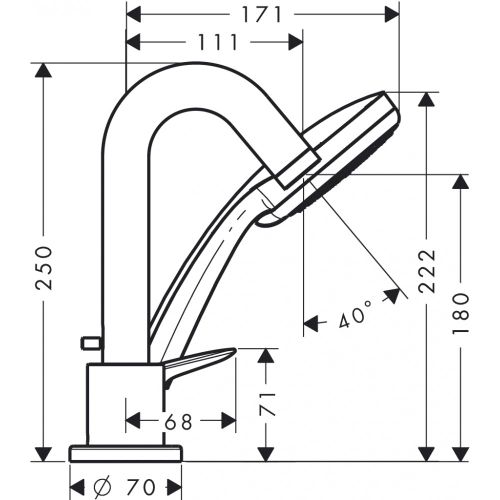 Hammom uchun kran hansgrohe Logis  71313000, купить недорого