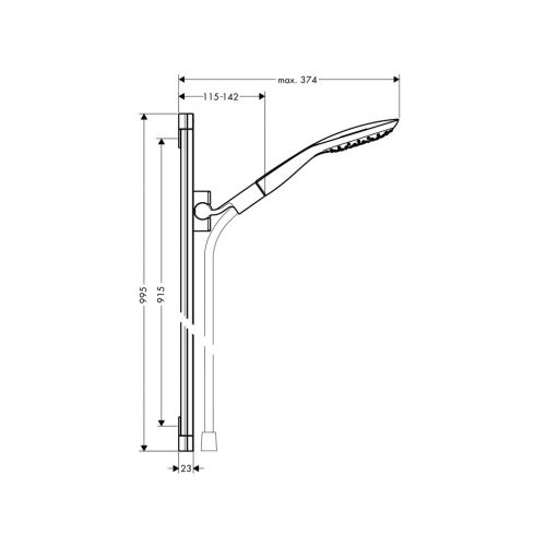 Душевой набор hansgrohe PuraVida Unica 27853400, фото