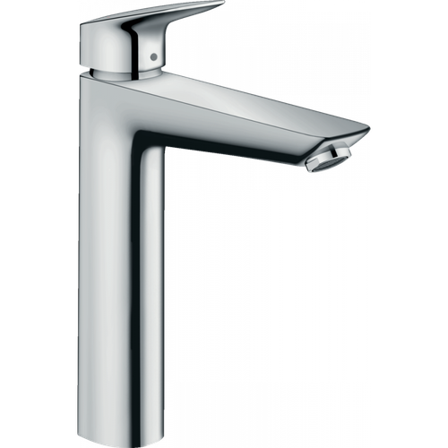 Hansgrohe Logis 190 rakovina krani, CoolStart, chiqindi to'plamli, 2 ta suv sozlamalari bilan sopol aralashtirish moslamasi 71095000