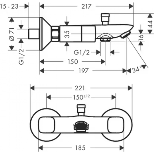 Hammom uchun kran hansgrohe Logis  71243000, купить недорого