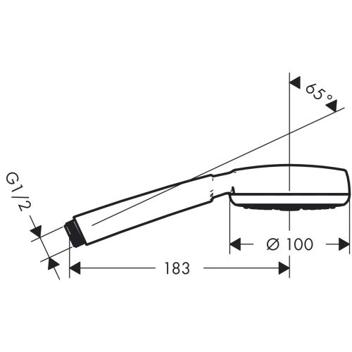 Qo'l dushi hansgrohe Crometta 100 1jet 26825400, в Узбекистане