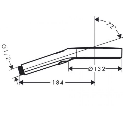 Ручной душ Hansgrohe Rainfinity 130 3jet 26864990, купить недорого