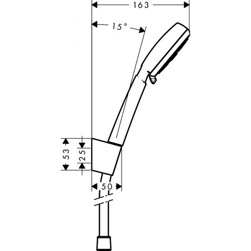 Душевой набор hansgrohe Crometta 100 Vario Porter 160 26667400, купить недорого