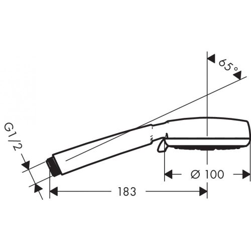 Ручной душ hansgrohe Crometta 100 Vario 26824400, в Узбекистане