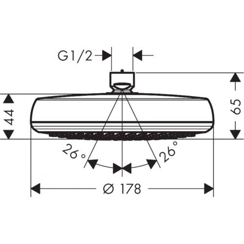 Ustki dush 160 1jet 26577400, купить недорого