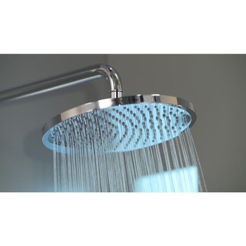 Hansgrohe Crometta S 240 1jet Showerpipe EcoSmart 27268000 termostat bilan yashirin dush tizimi, arzon