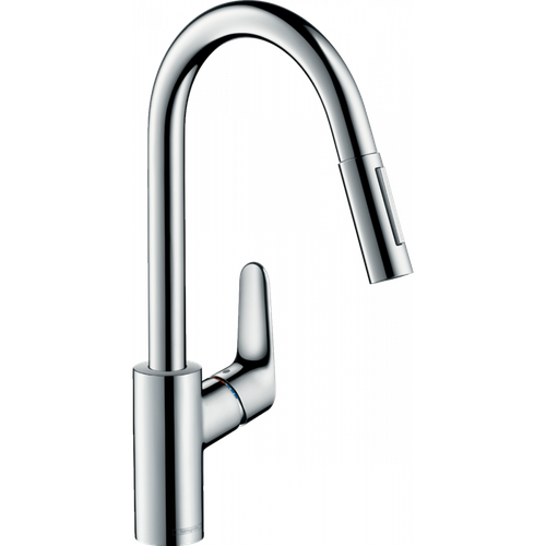 Смеситель hansgrohe Focus для кухонной мойки с выдвижным душем 31815000