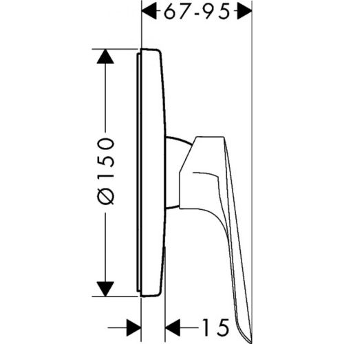 Dush krani Hansgrohe, Logis E, UP Set, 71608000, купить недорого