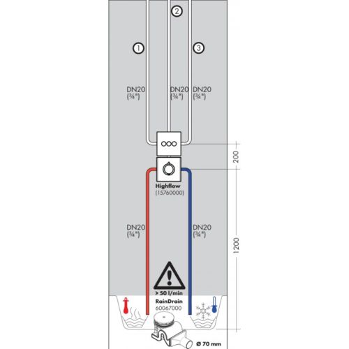 hansgrohe ShowerSelect dush oqim oʻzgartirgichi 15745000, в Узбекистане