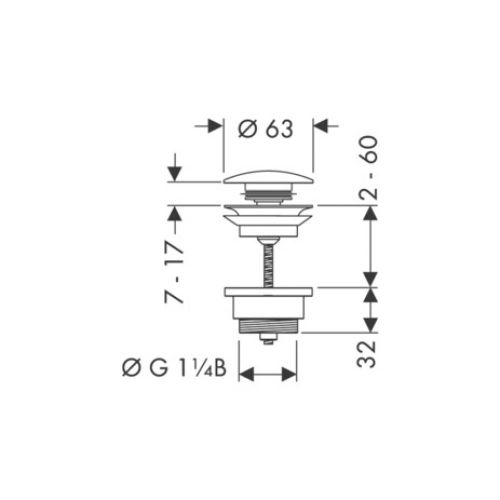 Hansgrohe 50100990 rakovina va bide uchun tokish to'plami, купить недорого