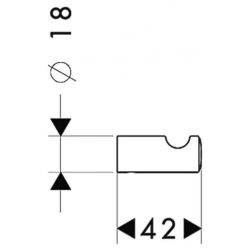 Крючок hansgrohe Logis Classic 41611000, купить недорого