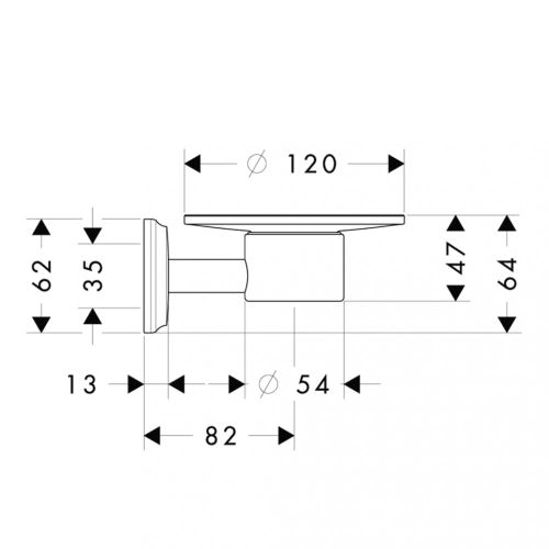 Мыльница hansgrohe Logis Classic 41615000, купить недорого