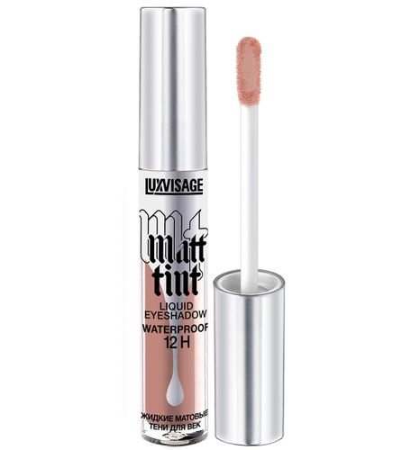 Тени жидкие для век матовые Luxvisage Matt tint waterproof 12H, №-107 Rose Beige