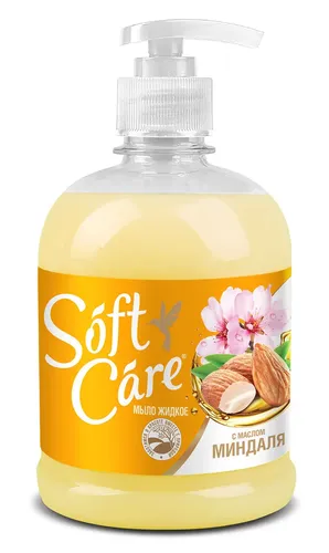 Мыло жидкое Ромакс Soft Care с миндальным маслом