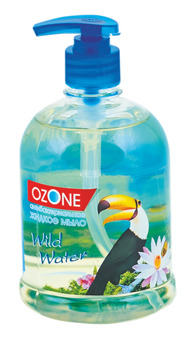 Мыло жидкое Ромакс OZONE Wild water  антибактериальное