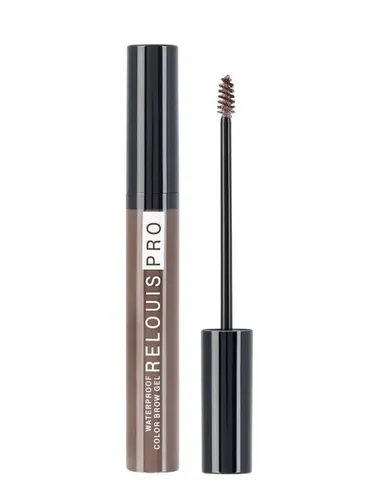 Гель для бровей Relouis водостойкий оттеночный PRO Waterproof Color Brow Gel, 03 Brown