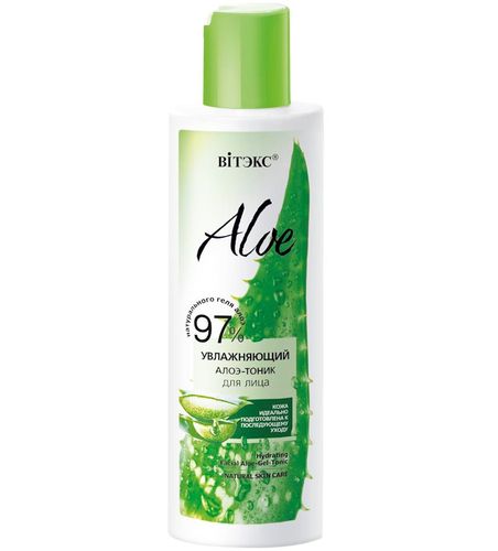 Yuz uchun tonik Vitex ALOE 97% namlovchi