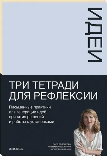 Тетради для рефлексии: Идеи, Решения, Установки | Веденеева Варвара