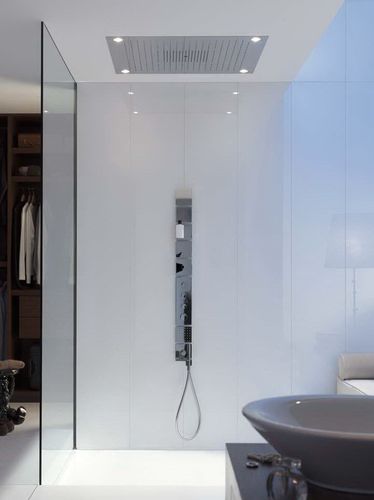 Ustki dush Hansgrohe Axor ShowerHeaven 970x970 3jet yoritilgan, фото