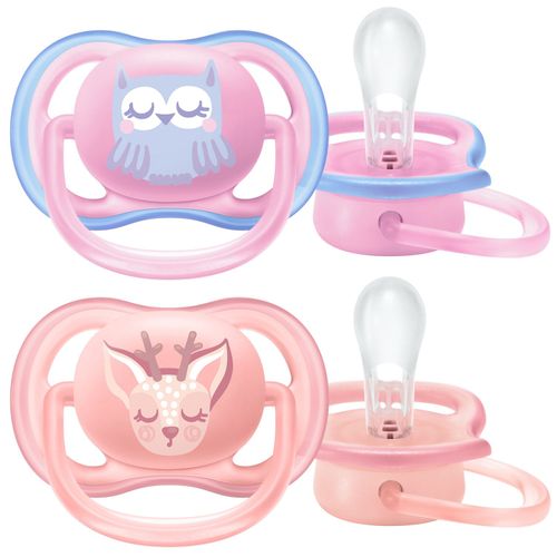 Пустышка Philips Avent Ultra Air Animals SCF 085/02 0-6 мес