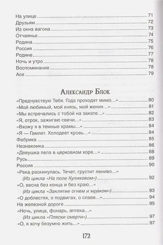 Поэзия Серебряного века (Библиотека школьника) | Блок А., Брюсов В., Мережковский С. и др., фото № 4