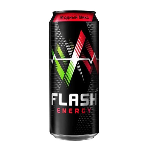 Энергитический напиток FLASH up coffee energy, 450 мл, ягодный микс