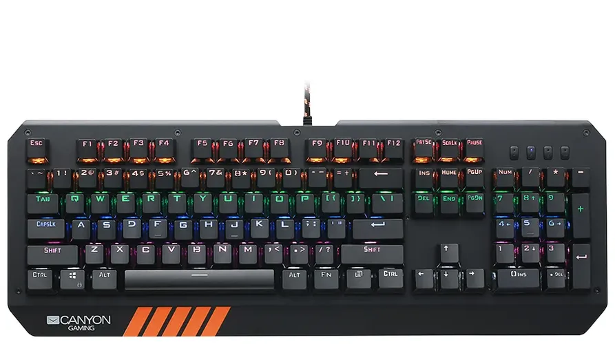Игровая клавиатура Hazard GK-6 (CND-SKB6) + Игровой коврик для мыши Canyon MP-8 500x420 (CND-CMP8)