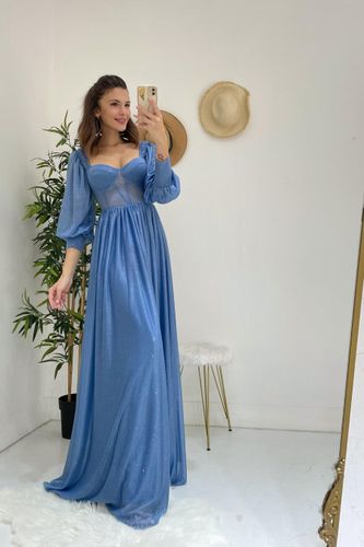 Вечернее платье женское Myidol 6594, Blue