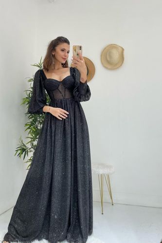 Ayollar kechki libosi Myidol 6594, Black, купить недорого