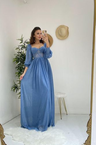 Вечернее платье женское Myidol 6594, Blue, в Узбекистане