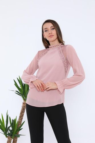 Женская шифоновая блузка Boutiqua 1333-2, купить недорого