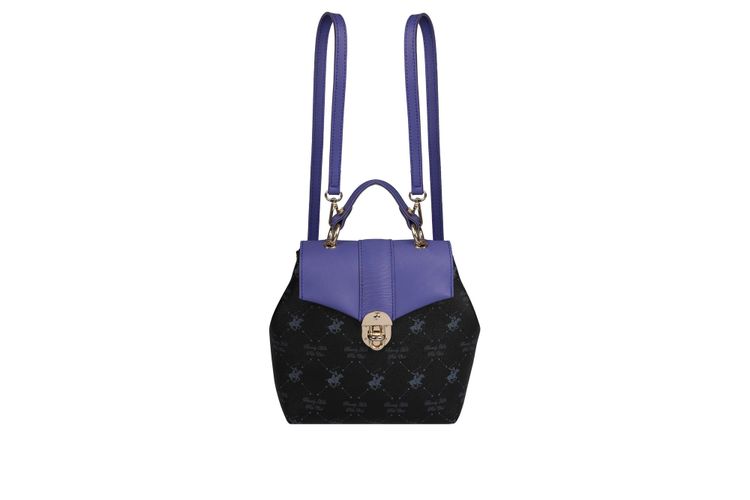 Женский Рюкзак Beverly Hills Polo Club 1090, Black-Violet, в Узбекистане