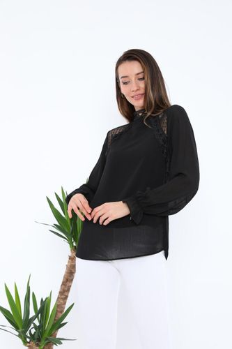 Женская шифоновая блузка Boutiqua 1333-4, купить недорого