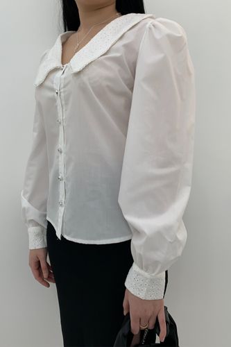 Женская рубашка Q с вышивкой SK094, купить недорого