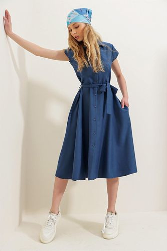 Женское Платье-Рубашка Trend Alacati ALCX6056