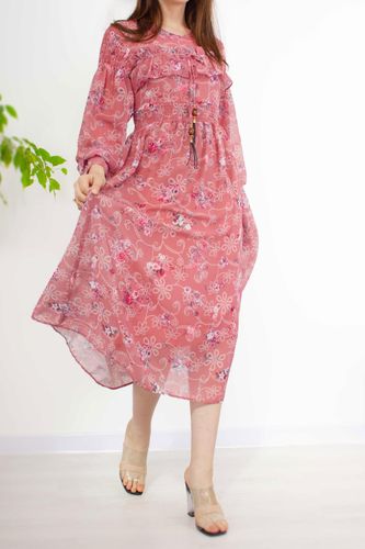 Женское Шифоновое Платье Safari С Цветочным Принтом 22626-4