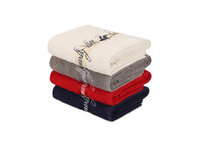 Beverly Hills Polo Club qo'l sochiqlari to'plami 1670, White, Heavenly, Blue, Navy Blue, 4 шт.
