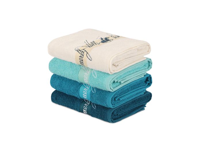 Beverly Hills Polo Club qo'l sochiqlari to'plami 1670, White, Heavenly, Blue, Navy Blue, 4 шт., фото № 10
