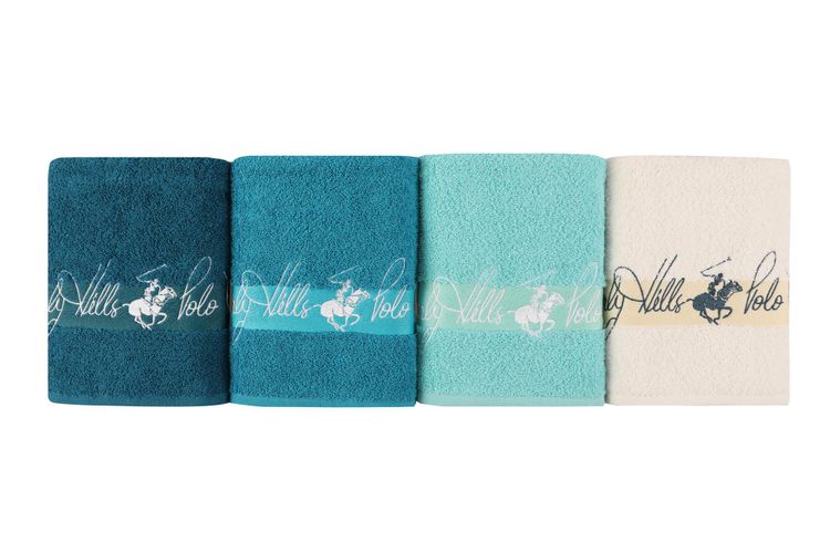Beverly Hills Polo Club qo'l sochiqlari to'plami 1670, White, Heavenly, Blue, Navy Blue, 4 шт., фото № 15