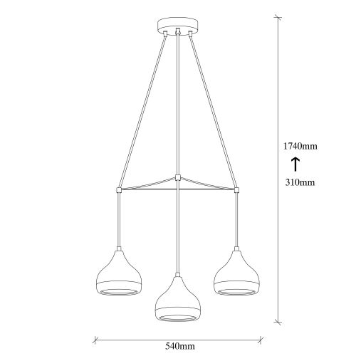Потолочная Люстра SHK Lighting Yıldo 905, White-Golden, в Узбекистане