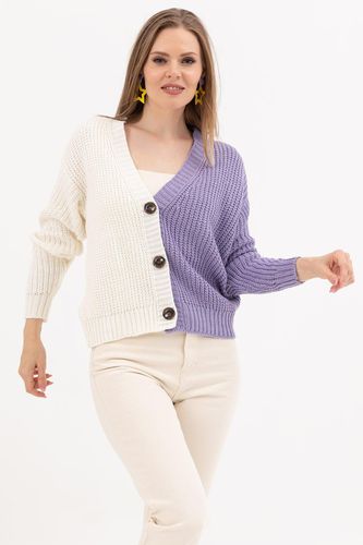 Kardigan Zen 41035201475, White-Purple, в Узбекистане